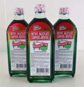 3x Aceite de linimento eficiente 100 ml metilalcanfor mentol fuerza extra - Imagen 1 de 1