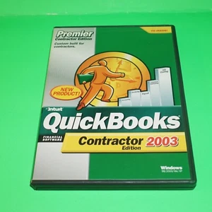 Intuit Quickbooks 2003 Premier Contractor Edition Upgrade Only EUC w/Key Code JB - Picture 1 of 3
