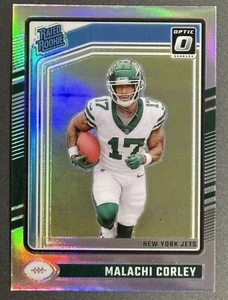 2024 Donruss Optic Malachi Corley Silver Holo Optic Rated Rookie #270 Jets - Picture 1 of 2
