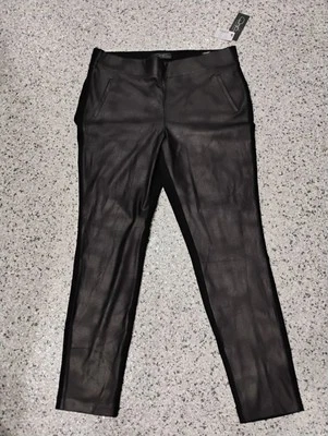 Leggings DG2 Diane Gilman para mujer nuevos con etiquetas talla L imitación cuero nuevos con etiquetas Foto 1 de 4