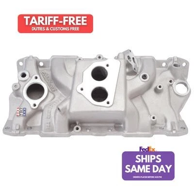 Edelbrock EDE3704 Aluminum Intake Manifold fits Small Block Chevy Performance Pa - Image 1 of 4