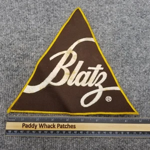 Vintage Blatz Bier Patch Arbeitsuniform 70er 80er Jahre große Jacke hinten - Bild 1 von 2