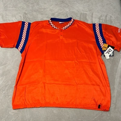 Vintage DELONG Soccer Sports Cordura Nylon Pullover Shirt Jacket Men's 2XL NWT - Image 1 of 4