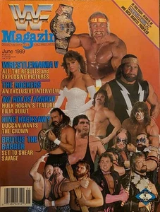 Juni 1989 WWF Magazin Wrestlemania V Hogan, Savage, Andre, Rude - Bild 1 von 18