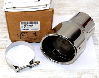 Punta de escape en ángulo labio cromado GM original Pontiac VIBE 2006 2007 2008 OEM Foto 1 de 4