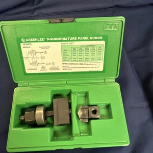 GreenLee 229 9 Pin D-Subminiature Panel Punch - Picture 1 of 6