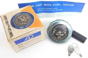 Asahi Denso Locking Fuel Tank Gas Cap Gauge NOS H-4 Honda S90 Yamaha CT1 AT1 DT1 - Picture 1 of 8