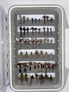 MOSCAS PESCA CON MOSCA Surtido Impermeable Seco Húmedo 50 Piezas - Imagen 1 de 3