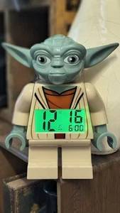 Lego Star Wars Yoda Light Up Digital Alarm Clock With Snooze 7" Tall - Picture 1 of 6