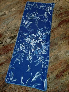 Crate & Barrel Taylor Floral Cotton Decorative Throw Pillow Cover 26x10" - Picture 1 of 10