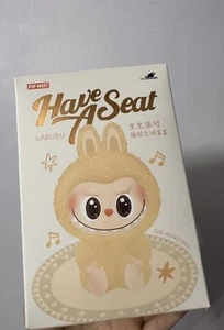 Labubu the monsters have a seat vinyl face doll New & sealed box - Genuine - Picture 1 of 5