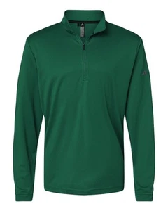 Adidas Lightweight Quarter-Zip Pullover Golf Warmup UPF 50+ A401 - Picture 1 of 31