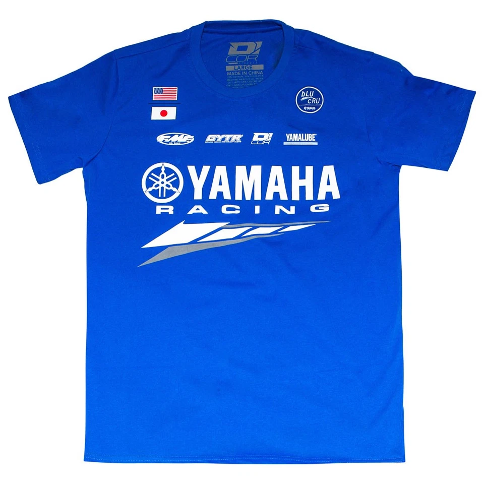 Camiseta D'Cor Visuals Yamaha Factory X-Large azul Foto 1 de 1