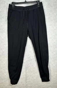 Zella High Rise Elastic Waist Jogger Pants Black Womens Size Small Drawstring - Picture 1 of 6