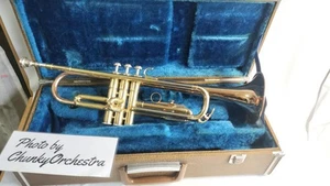 "Yamaha YTR-332 Red Bell Zwischentrompete mit Mundstück und Koffer Japan" - Bild 1 von 18