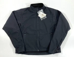 NEW MED REG FLYING CROSS SOFTSHELL LAYERTECH JACKET 54100A NAVY PATCHES REMOVED - Picture 1 of 4