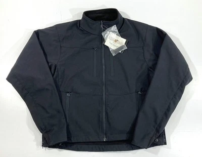 NEW 2XL REG FLYING CROSS SOFTSHELL LAYERTECH JACKET 54100A NAVY PATCHES REMOVED - Image 1 of 4