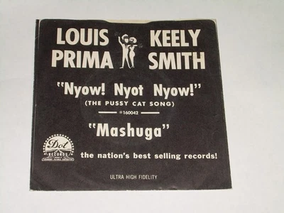 Louis Prima Keely Smith 45 Picture Sleeve PS DOT 160042 Nyow! NO RECORD 1960 - Image 1 of 2