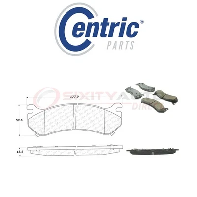 Centric Fleet Disc Brake Pads w Hardware for 2000-2013 Chevrolet Suburban qy - Image 1 of 4
