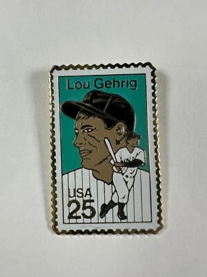 USPS Lou Gehrig 25 cent Stamp Commemorative Pin - Image 1 of 4