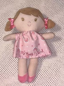 Baby Starters “My Best Friend” Pink Rainbow Heart Star Dress Plush Baby Doll - Picture 1 of 4