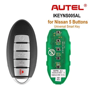 AUTEL MAXIIM Ikey Premium Style IkeyNS005AL Nissan 5 Buttons Universal Smart key - Picture 1 of 8
