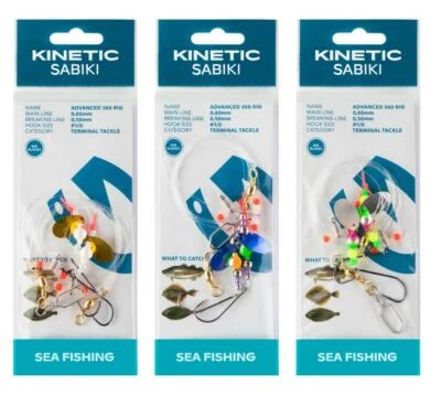 Kinetic Sabiki Advanced 360 Plattfischvorfach FlunderPlattfisch-Rig Dorsch-Rig - Bild 1 von 2