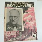 song sheet IT LOOKS LIKE RAIN IN CHERRY BLOSSOM LAINE Billy Cotton 1937