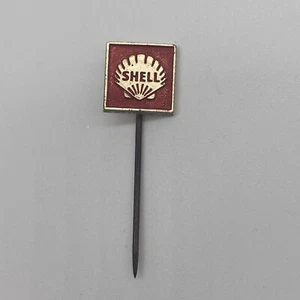 Vintage Shell Gas Oil Company Silver Tone Advertising Stick Pin - Picture 1 of 4