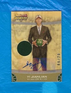 YI JIANLIAN AUTO 2007-08 TOPPS TRADEMARK MOVES #51 AUTOGRAPH ROOKIE JERSEY #/79 - Picture 1 of 2