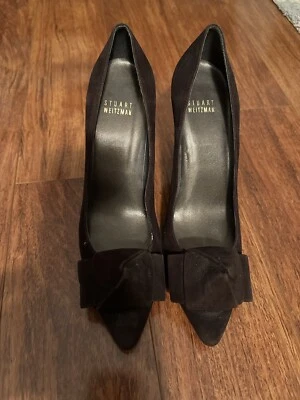 Tacones altos Stuart Weitzman marrón oscuro talla 7 Foto 1 de 4