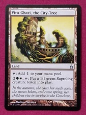 Magic The Gathering RAVNICA VITU-GHAZI, THE CITY-TREE single land card MTG