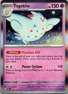 Togekiss 085/197 Rare Holo Pokemon Obsidian Flames NM - Picture 1 of 2