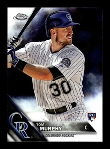 2016 Topps Chrome Baseball Tom Murphy #59 RC Colorado Rockies - Picture 1 of 2