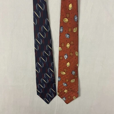 Corbata de seda tejida diseños abstractos Harve Benard para hombre de 2 piezas Foto 1 de 4