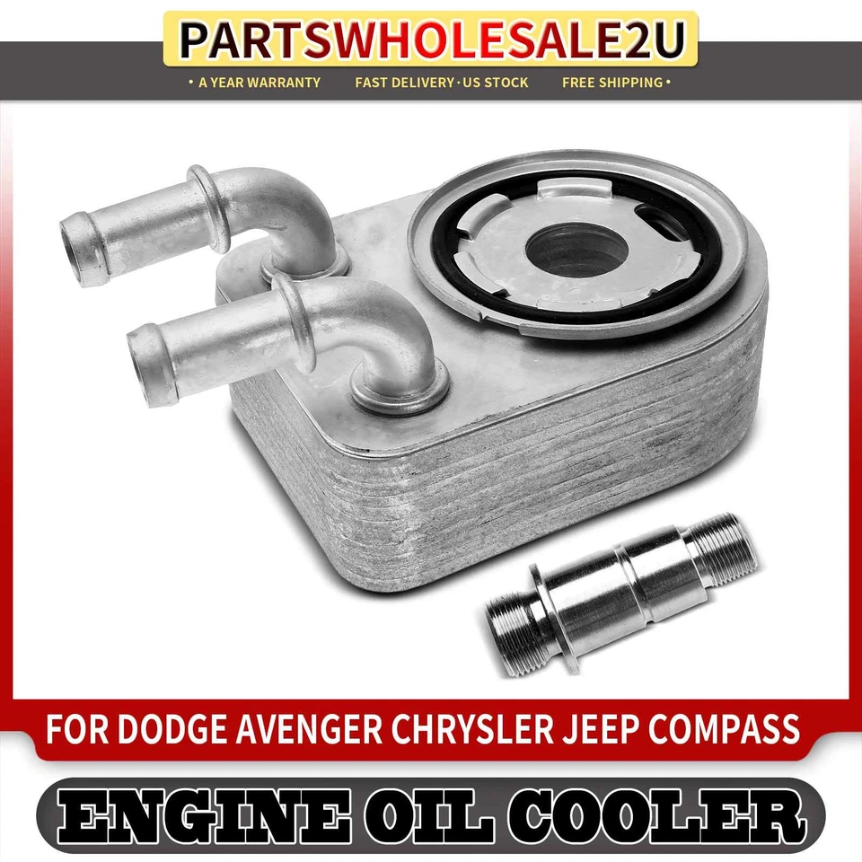 Engine Oil Cooler for Dodge Avenger Journey Caliber Chrysler 200 Jeep Compass - Image 1 of 4