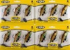 (LOT OF 4) STORM WILDEYE LIVE GIZZARD SHAD 3" 1/4OZ WLGS03OB OLIVE BACK AW1349