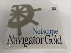 Vintage Netscape Navigator Gold 2.02 in Original Shrinkwrap-CD-ROM - Picture 1 of 5