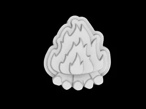 Lagerfeuerform, Badbombenform, Seifenform, Schokoladenform, Bastelform - Bild 1 von 8
