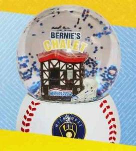 2024 BERNIE BREWER MILWAUKEE BRAUER CHALET SCHNEEKUGEL SGA GIVEAWAY 9-28 - Bild 1 von 1