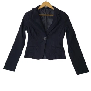 Have & Have schwarzer Blazer Einknopf Anzug Mantel Jacke Gr. M Business Profi - Bild 1 von 11