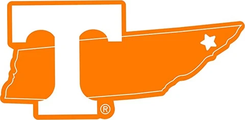 Tennessee Volunteers 11" Magnet Outdoor Rated Vinyl Auto Fridge Cover