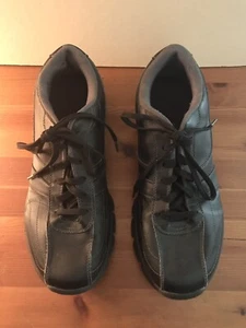 Dexter Size 12 Mens Comfort Shoes Black Gray - Picture 1 of 9