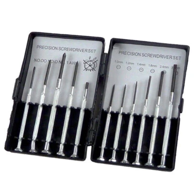 11PCS Micro Precision Screwdriver Set Mini Jewellers Repair X3C1 Watch W1H7 - Image 1 of 4