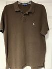 Vintage Men’s Polo Ralph Lauren XL Brown Short Sleeve Shirt