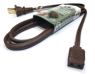 Сменный шнур питания 6 футов для винтажного твердотельного ТВ стерео радио 2-штырьковый контакт - Изображение 1 из 4