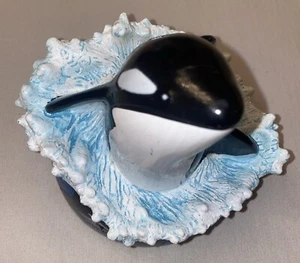 2010 Seaworld Park Souvenir Cup Shamu - Orca ballena 3D solamente superior - Imagen 1 de 6