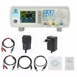 JDS6600 60MHz Dual Channel Arbitrary Waveform DDS Signal Generator Pulse 14bits - Picture 1 of 16