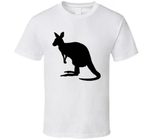 Kangaroo Silhouette Animal Kingdom Group Halloween Costume T Shirt - Picture 1 of 2