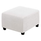 Home Square Ottoman Cover Rectangle Stretch Sofa Footstool Slipcover Protector